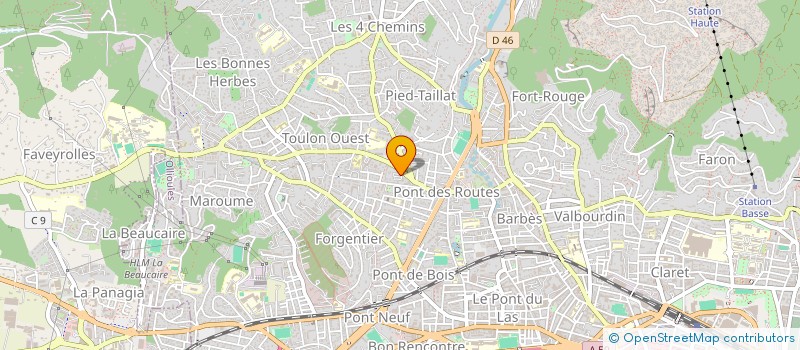 localisation de l'entreprise ZEN AZUR  TOULON