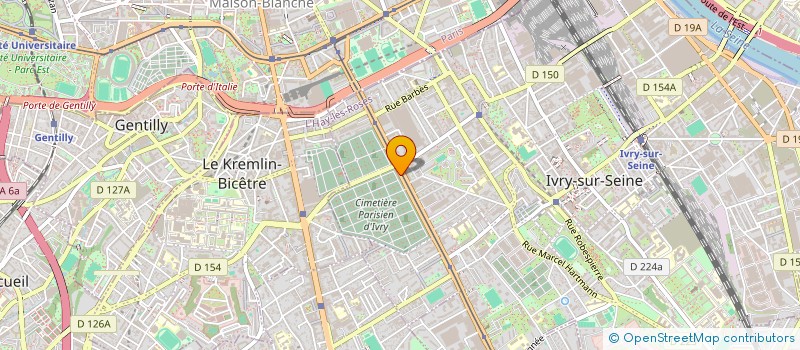 localisation de l'entreprise ZEN BARBER  IVRY-SUR-SEINE