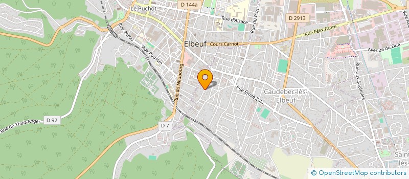 localisation de l'entreprise ZEN BEAUCOUP  CAUDEBEC-LES-ELBEUF