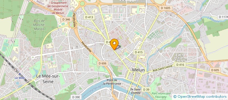 localisation de l'entreprise ZEN BEAUTE ET BIEN ETRE à MELUN