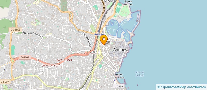 localisation de l'entreprise ZEN BIEN-ETRE à ANTIBES