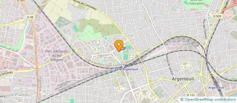 localisation de l'entreprise ZEN BODYCAR  ARGENTEUIL