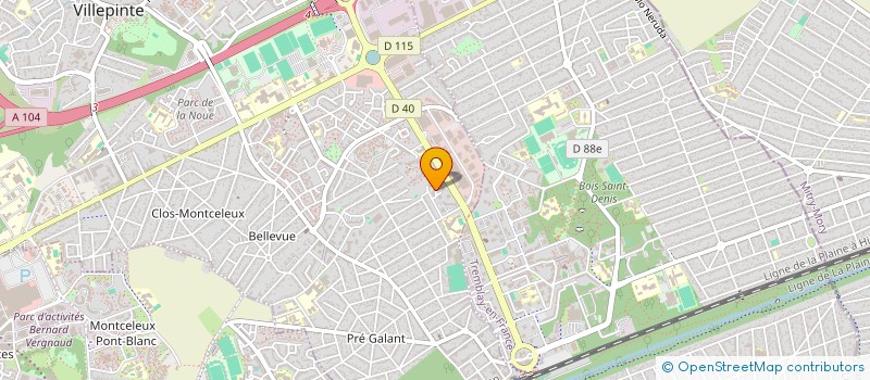 localisation de l'entreprise ZEN CARS  VILLEPINTE