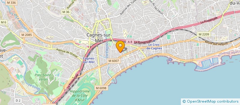 localisation de l'entreprise ZEN CLIM  CAGNES-SUR-MER