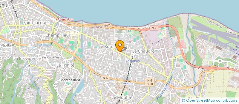 localisation de l'entreprise ZEN CO à SAINT-DENIS