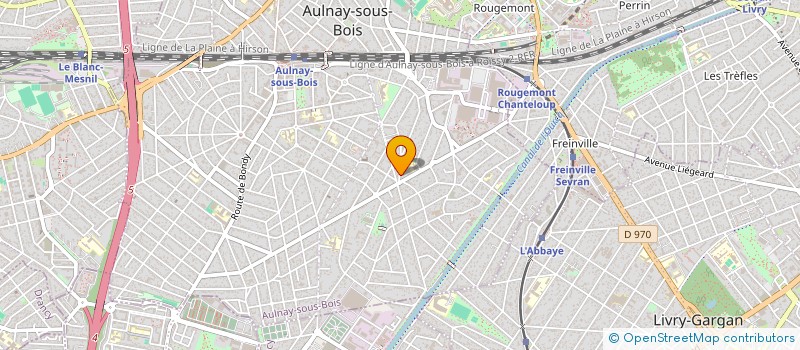 localisation de l'entreprise ZEN CONSULTING  AULNAY-SOUS-BOIS