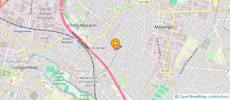 localisation de l'entreprise ZEN-D  CHILLY-MAZARIN