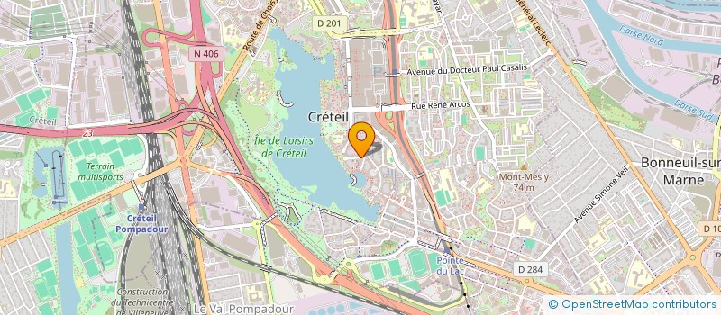 localisation de l'entreprise ZEN DECO  CRETEIL