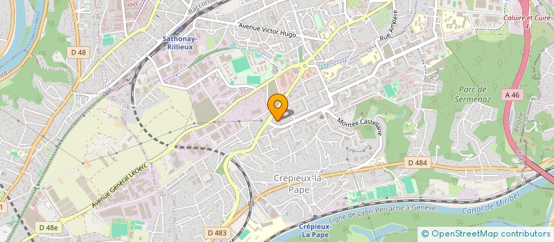 localisation de l'entreprise ZEN DECO à RILLIEUX-LA-PAPE