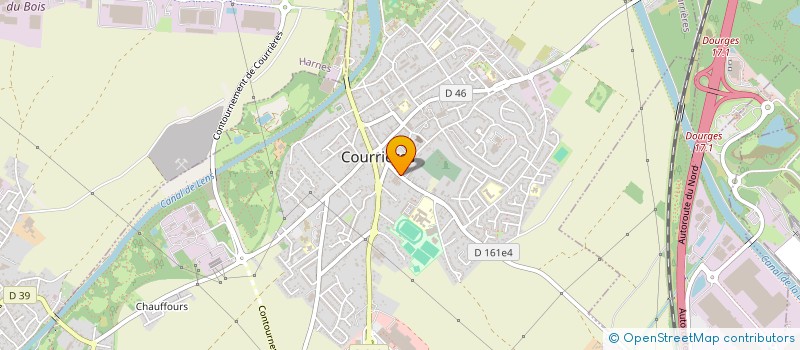 localisation de l'entreprise ZEN DESIGN à COURRIERES