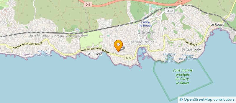 localisation de l'entreprise ZEN DISTRIBUTION à CARRY-LE-ROUET