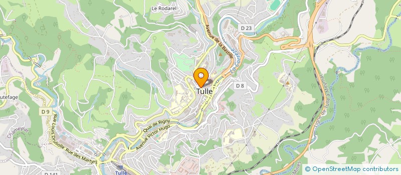 localisation de l'entreprise ZEN'EAT à TULLE