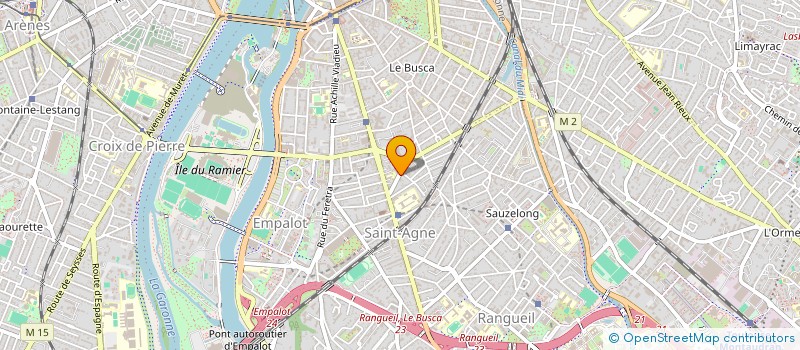 localisation de l'entreprise ZEN-EAT SAINT GEORGES  TOULOUSE