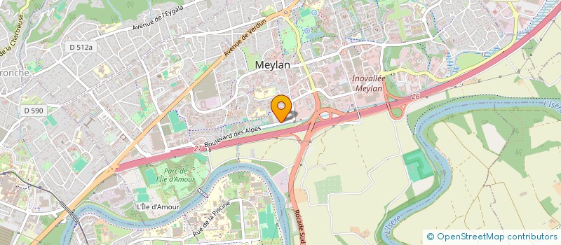 localisation de l'entreprise ZEN'EAT ZEROUAL ERWAN à MEYLAN