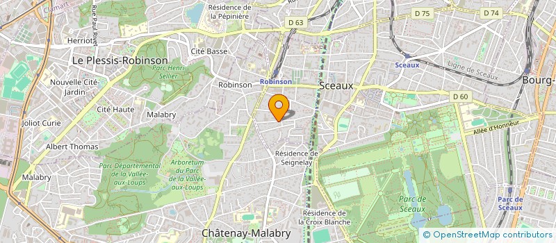 localisation de l'entreprise ZEN EN SCENES à SCEAUX