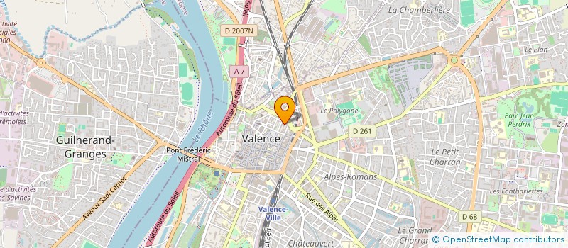 localisation de l'entreprise ZEN ESPACE à VALENCE