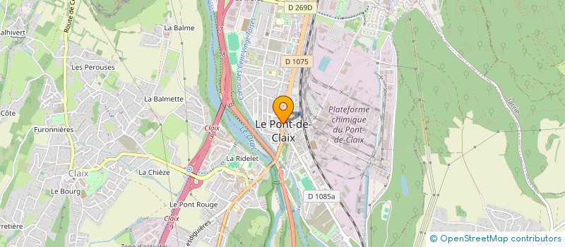 localisation de l'entreprise ZEN ET BIEN ETRE à LE PONT-DE-CLAIX