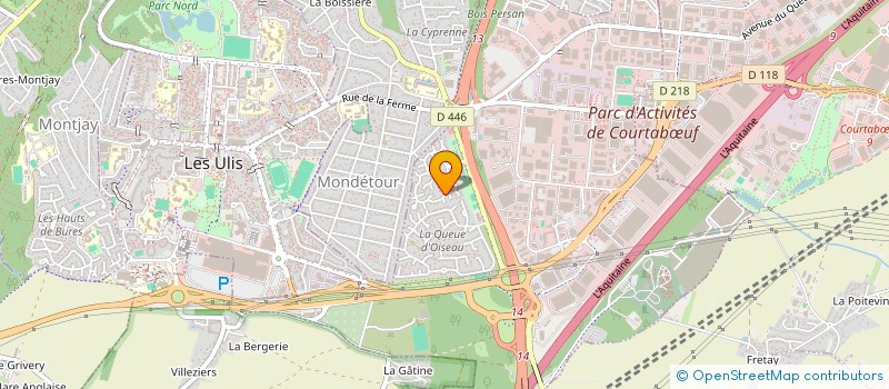 localisation de l'entreprise ZEN ET BIEN ETRE  LES ULIS