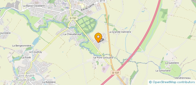 localisation de l'entreprise ZEN ET PLUME  SAINT-FULGENT