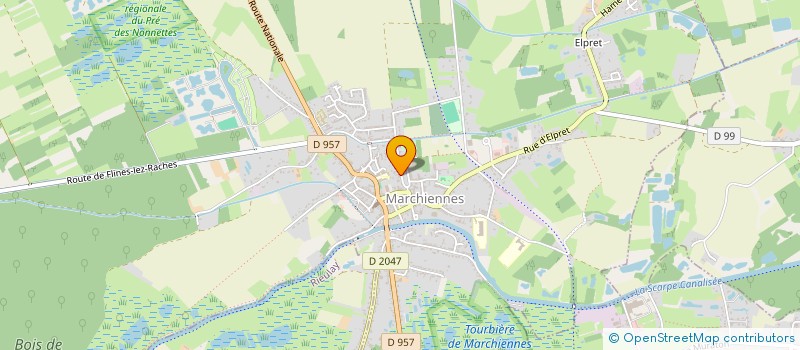 localisation de l'entreprise ZEN ET SANSSOUCY à MARCHIENNES
