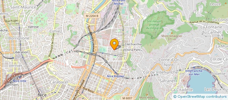 localisation de l'entreprise ZEN ET SENS à NICE