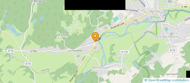 localisation de l'entreprise ZEN ET SENS à MELISEY