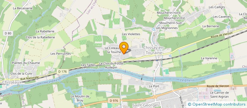 localisation de l'entreprise ZEN EVOLUTION  SAINT-GEORGES-SUR-CHER