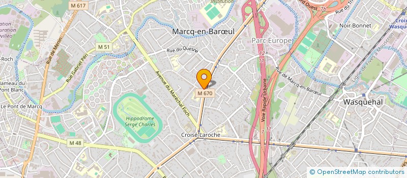 localisation de l'entreprise ZEN GARDEN à MARCQ-EN-BARŒUL