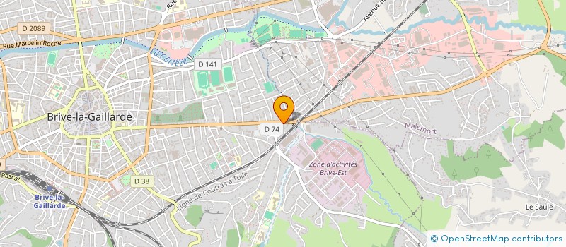 localisation de l'entreprise ZEN GARDEN INSTITUT & SPA  BRIVE-LA-GAILLARDE