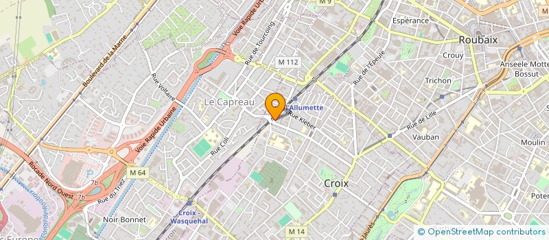 localisation de l'entreprise ZEN.HABITAT à CROIX