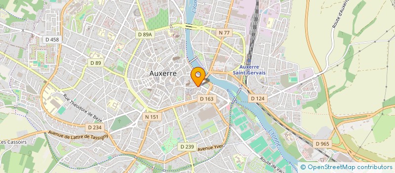 localisation de l'entreprise ZEN'HIT à AUXERRE