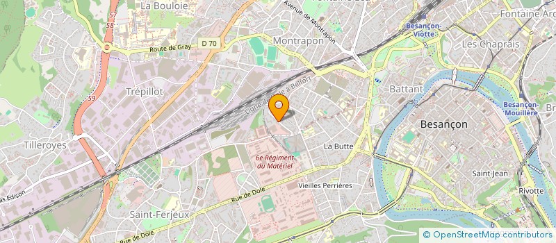 localisation de l'entreprise ZEN HOME  BESANCON