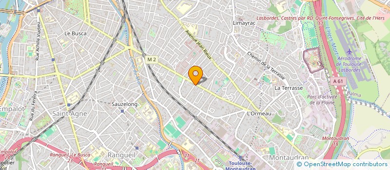 localisation de l'entreprise ZEN'IMMO à TOULOUSE
