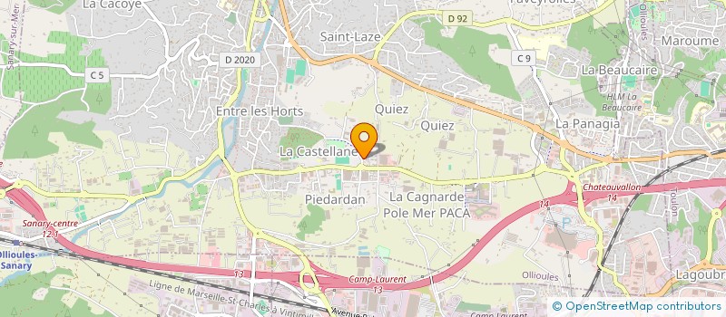 localisation de l'entreprise ZEN INNOV PAYE  MEOLANS-REVEL