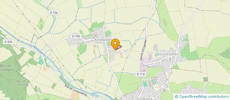localisation de l'entreprise ZEN INVEST  KINDWILLER