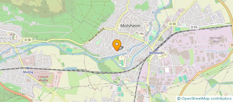 localisation de l'entreprise ZEN INVEST  MOLSHEIM