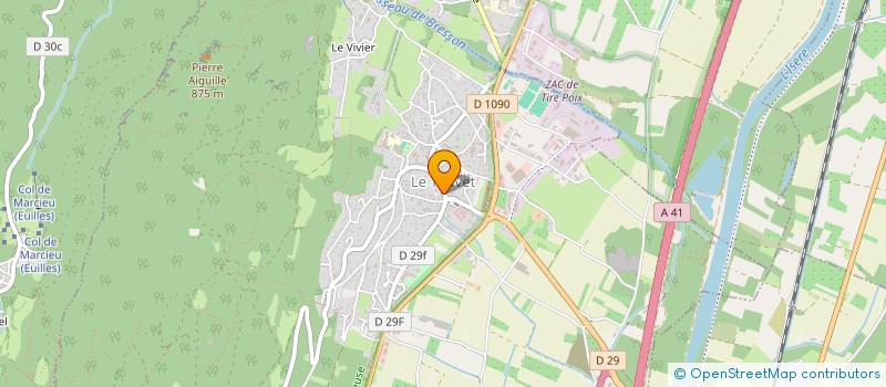 localisation de l'entreprise ZEN KINTSUGI  LE TOUVET