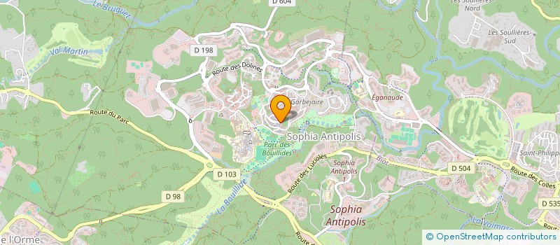 localisation de l'entreprise ZEN'LC à VALBONNE
