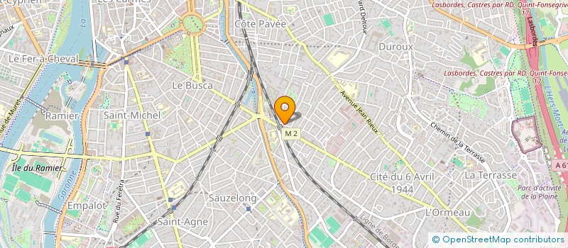 localisation de l'entreprise ZEN MAKEUP à TOULOUSE