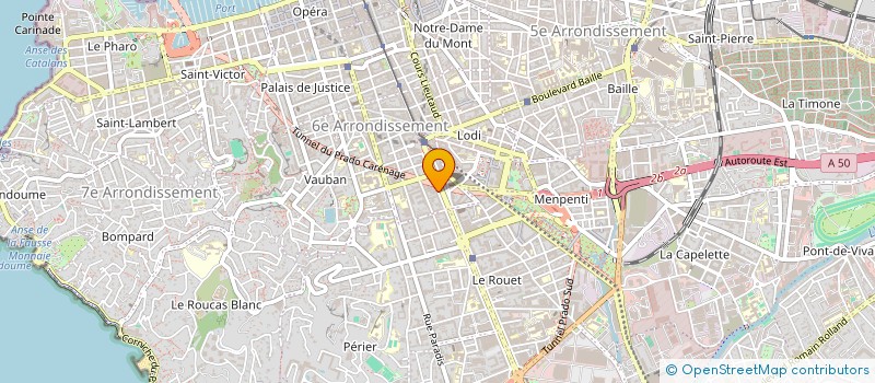 localisation de l'entreprise ZEN NICE  MARSEILLE 6EME