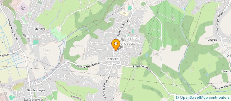 localisation de l'entreprise ZEN O SPA à CARIGNAN-DE-BORDEAUX