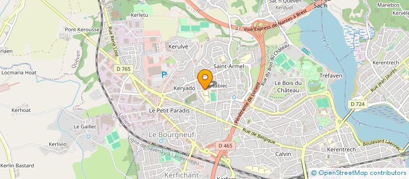 localisation de l'entreprise ZEN PLAQUISTE à LORIENT
