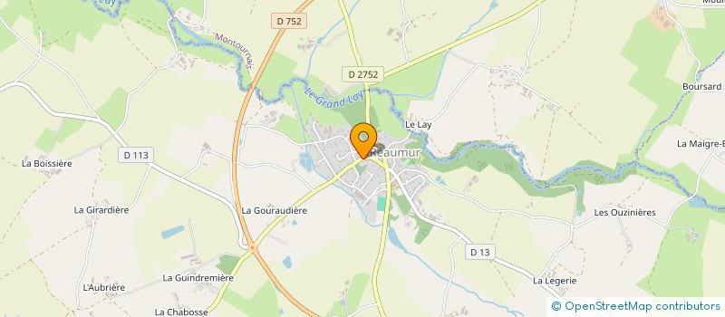 localisation de l'entreprise ZEN POUR UN STYLE à POUZAUGES