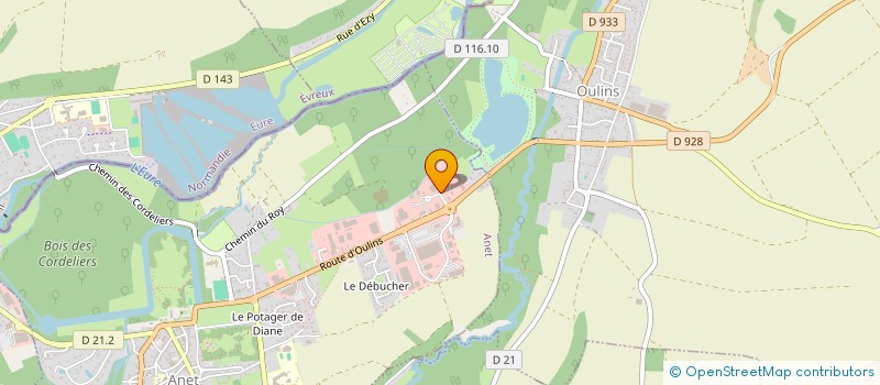 localisation de l'entreprise ZEN RENOV à ANET