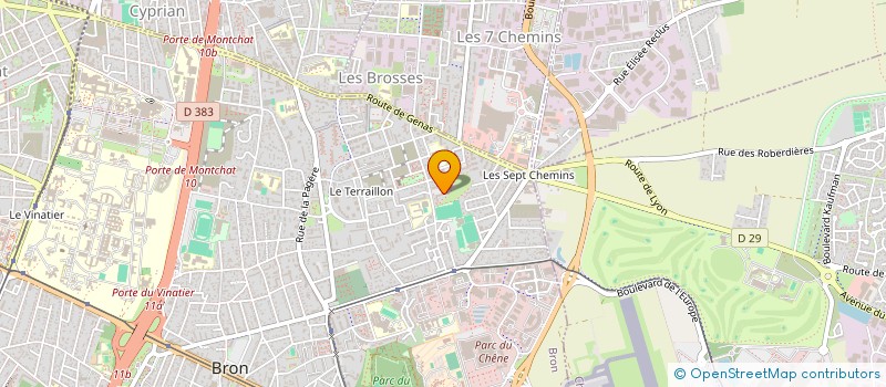 localisation de l'entreprise ZEN RENOV à BRON