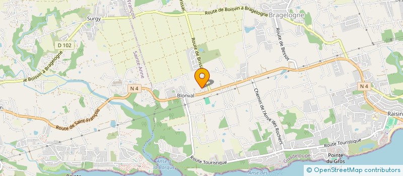 localisation de l'entreprise ZEN RESIDENCE  SAINT-FRANCOIS