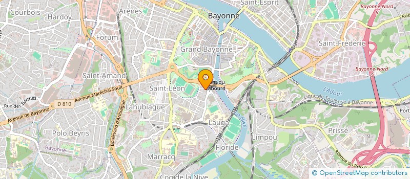 localisation de l'entreprise ZEN ROULEMENTS FRANCE à BAYONNE