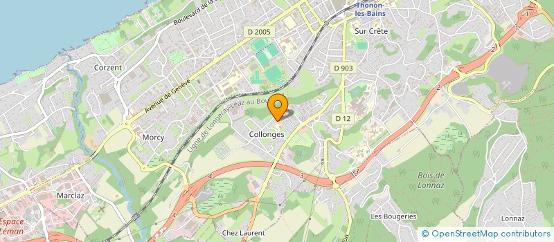 localisation de l'entreprise ZEN SAUNA à THONON-LES-BAINS