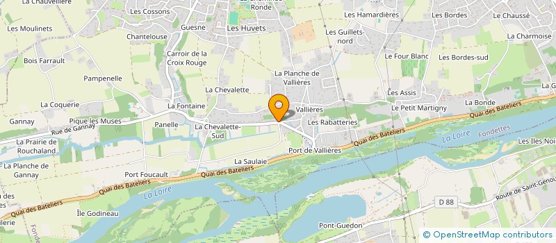 localisation de l'entreprise ZEN & SENS à FONDETTES