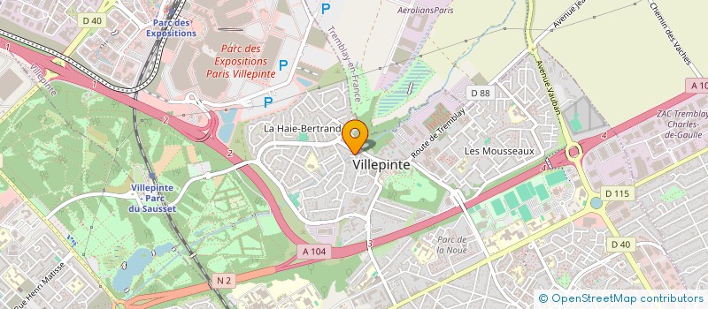 localisation de l'entreprise ZEN&SERVICES AGENCY à VILLEPINTE